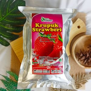 Kerupuk strawberi