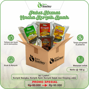 paket keripik buah