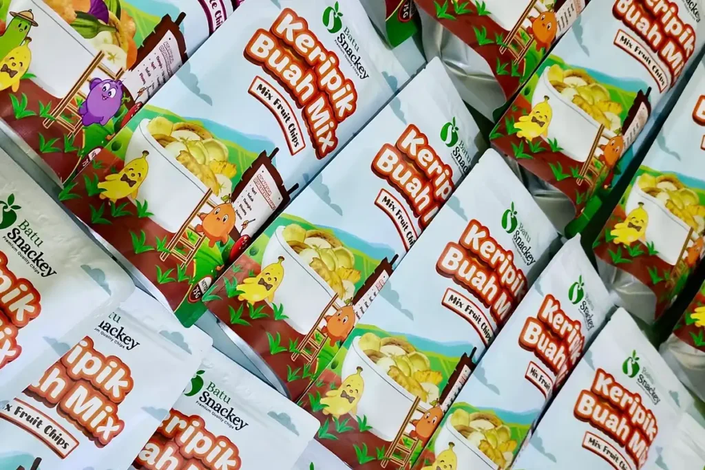 Kemasan Keripik Buah Mix