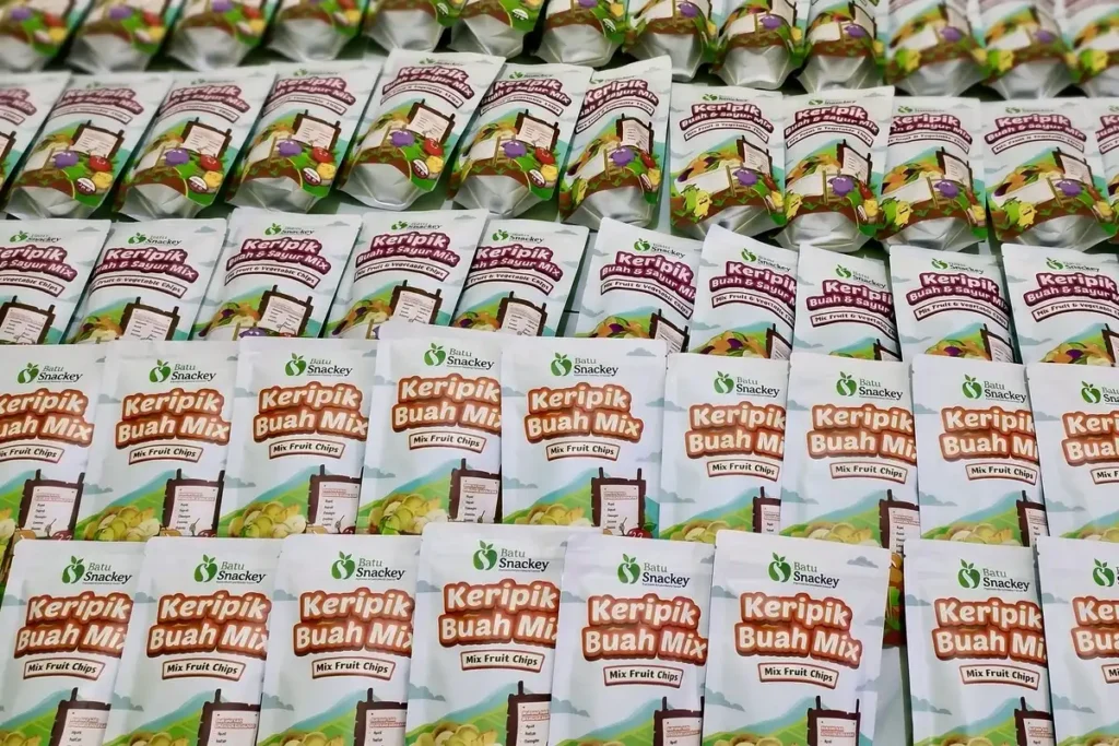 Kemasan Keripik Buah Mix dan Buah Sayur Mix