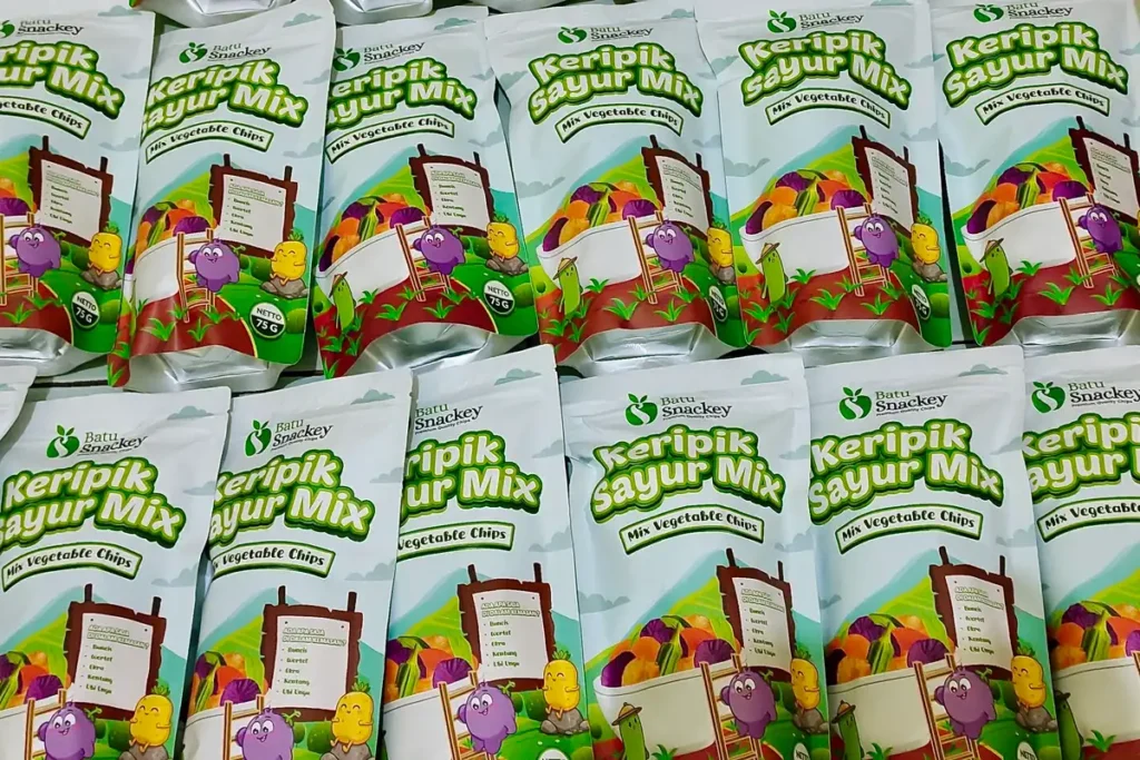Kemasan Keripik Sayur Mix
