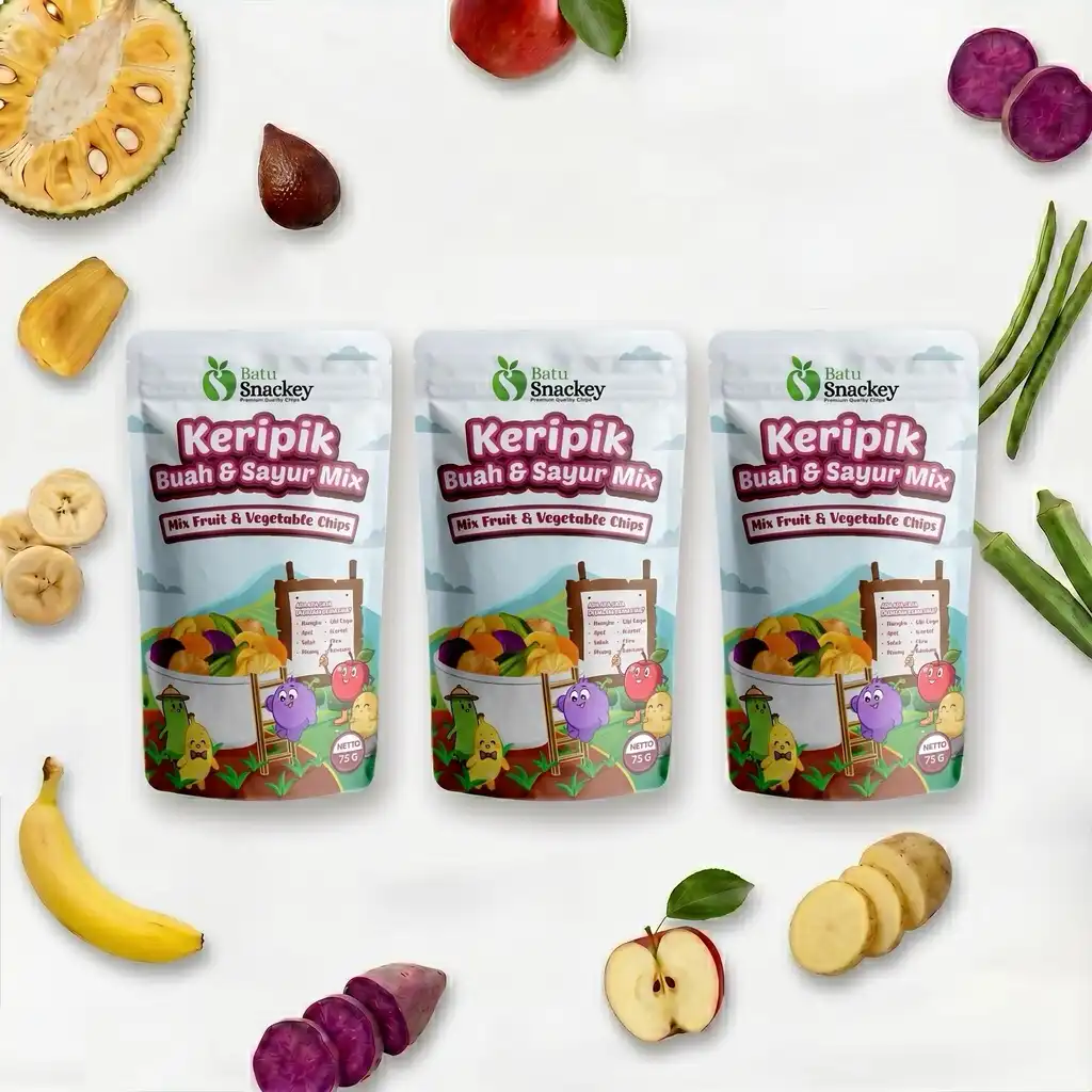 Fruit Veggie Mix Pack - 3 Keripik Buah Sayur Mix